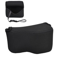 Soft Neoprene Digital Camera Case Pouch Compact Bag Protector with Anti-lost Inner Strap for Sony ZV