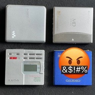 mini disc md player sony mz-r90 mz-e630 onkyo md-p20 md-p30