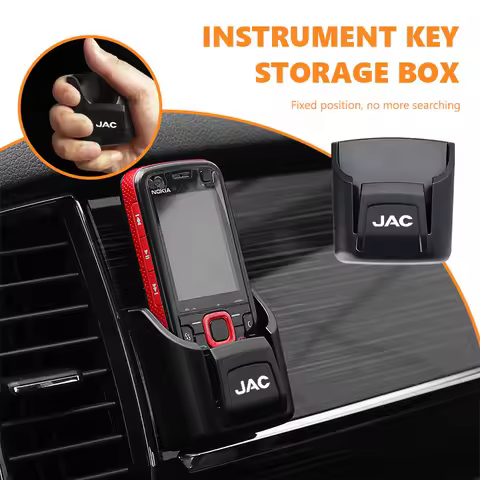 Car Center Console Organizer Adhesive Dashboard Key Remote Control Storage Holder For JAC JS3 J2 S5 