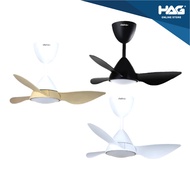 Deka+ Crox 28" Inch 3 Blades 14 Speeds DC Ceiling Fan With 3 Colour LED + Remote