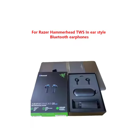 Original brand new Bluetooth earphones For Razer Hammerhead TWS In ear style Bluetooth earphones Ear