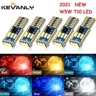 10pcs W5W led T10 LED parking light car interior light 194 501 9SMD 4014 LED Instrument Lights bulb 