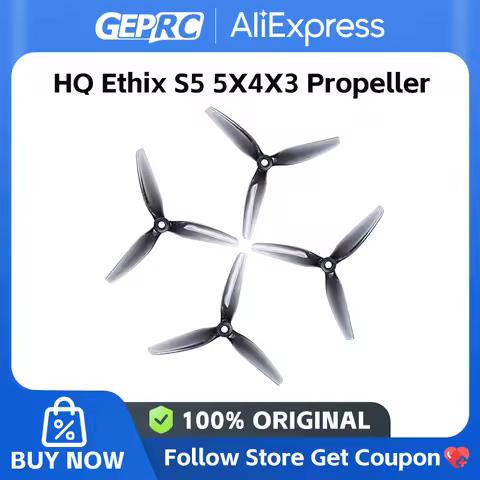 2/4/8pairs HQ Ethix S5 Prop 5X4X3 5040 5inch 3-Blade Propeller CW & CCW For POPO RC FPV Racing Drone