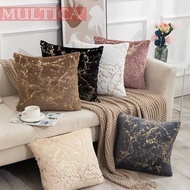 MULTICA Pillowcase 43x43cm Cushion Cover Pillow Case Golden Plush Sofa Home Decor Classic fur