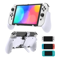 Comfortable Adjustable Anti-slip Protective Handle Grip With Bracket Stand Thumb Grip For Nintendo Switch OLED/Switch/Switch Lite Console