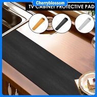PVC Desk Cover 63 Inch Waterproof Desk Protector Mat PVC TV Stand Table Mat Smooth Tea Table Mat for