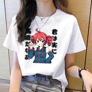 Kasane Teto Graphic Tee - Women's Emo Summer Harajuku Aesthetic Gyaru Fashion