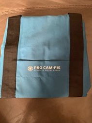Pro Cam-Fis Foldable nylon travel bag with 2 self adhesive tape