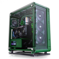 Thermaltake 曜越 Core P6 TG 競速綠 全景玻璃機殼 (ATX/Type-C/封閉式與開放式兩用/顯卡458mm/塔散180mm)