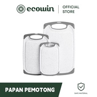 Ecowin Chopping Board Set (3 Pcs) Mushroom-Proof Three-Piece Cutting Board Kitchen Utensils