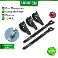 UGREEN Cable Tie Wire Winder Nylon Tape For Mouse Cord Earphone USB Cable Management Wire (1 Pc/10 P