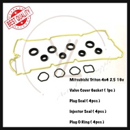 MITSUBISHI TRITON 4X4 2.5 16V PAJERO SPORT ( SILICONE ) VALVE COVER GASKET / PLUG SEAL / INJECTOR SE