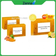 READY STOCK    BUY 2 GET 1 FREE  Kojic Turmeric Face Soap, Kojic Soap, Face Cleansing Soap, Turmeric