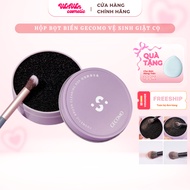 [GECOMO] GECOMO Sponge Box for Cleaning, Washing Dry Brushes, Cleaning Makeup Brushes, Convenient Wa