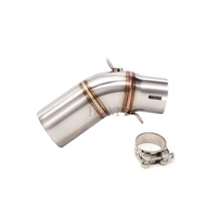 Motorcycle Exhaust muffler Middle Link Pipe Connector Slip On Muffler Reserve Cat For BMW C600 Sport