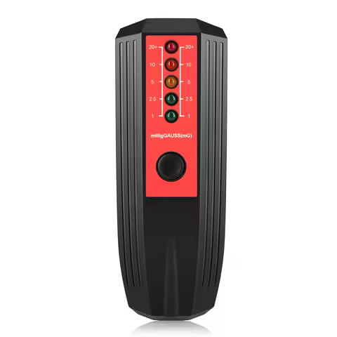 Magnetic Field Strength Meter 50/60Hz Frequency Detector EMF Electromagnetic Radiation Tester Handhe