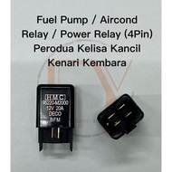 FUEL PUMP / AIRCOND RELAY / POWER RELAY (4 PIN) PERODUA KELISA KANCIL KENARI KEMBARA (95220-M2000)