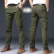 Seluar Cargo HM 6pocket Slack Pant Lelaki Slim Fit Good Quality