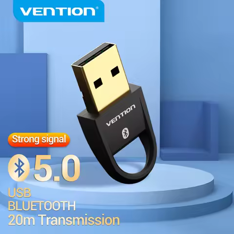 Vention USB Bluetooth Transmitter Receiver 5.0 Adapter for PC Speaker Mouse Music Audio Receiver Don