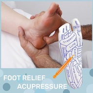 Massage Socks Acupuncture Points Socks Acupoint Illustrated Socks Massage Tool Men Women Reflexology