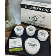 DIAMOND GOLD DG SKINCARE 5 IN 1 - SET( ADVANCE LIMITED ORIGINAL )