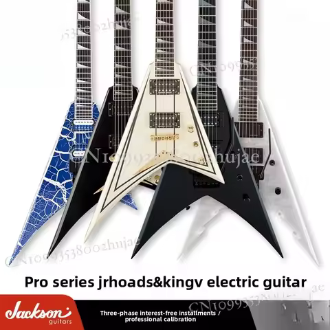 Electric Guitar Rhoads RR King V Metal Dual-Humbucker Jackson Pro Series