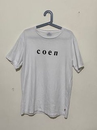 coen LOGO白T