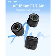 Viltrox AF 15mm F1.7 Air APS-C Auto Focus Large Aperture Wide-Angle Portrait Lens
