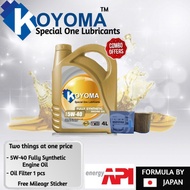 BMW N20 N26 F30 F10 E84 OIL FILTER + KOYOMA ENGINE OIL (combo offer)