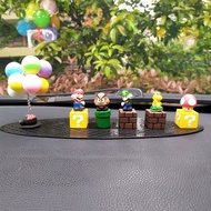 Mario Brothers Cute Car Ornaments Shaking Head Doll Car Interior Accessories Creative Influencer Fem