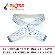 PRINTHEAD CABLE I3200 14PIN 80CM