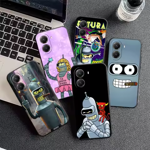 Cartoon Funny F-Futuramas Soft Phone Case for Xiaomi Poco X5 X6 X7 X8 Pro Max X3 F7 F8 Ultra M8 M7 M