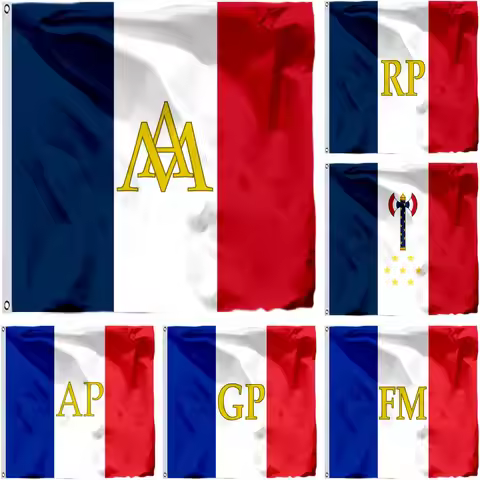 Belle-France flag of France, 4x4ft, Pierre Pompidou, 120x120cm, Raymond Poincaré banner