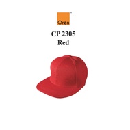 Oren Sport CP2305 Red NTMY.os Snapback Adult 6-Panel Cap Cotton With Plastic Snap Adjuster Hip Hop F