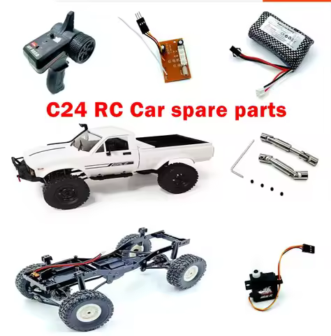 WPL C24 C24-1 RC car spare parts tire Remote control Wave box Receiving board Shock absorber steerin