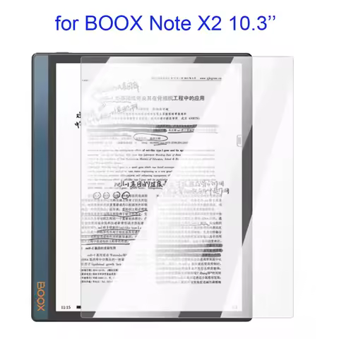 3PCS Soft PET screen protector for ONYX Boox Note X2 X3 10.3'' ereader ebook reader protective film