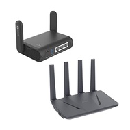 GL.iNet GL-AXT1800 (Slate AX) Pocket-Sized Wi-Fi 6 Gigabit Travel Router & GL.iNet GL-AX1800(Flint) 