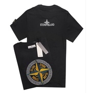 S-5XL Stone island Men's T-shirt Fahion Branded Premium Combed Cotton