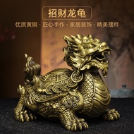 Brass Dragon Turtle Ornaments Gossip Money Turtle Lucky Dragon Head Turtle Home Living Room Entrance