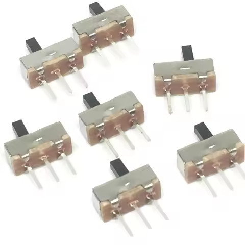 20Pcs Interruptor on-off mini Slide Switch SS12D00 SS12D00G3 3pin 1P2T 2 Position High quality toggl