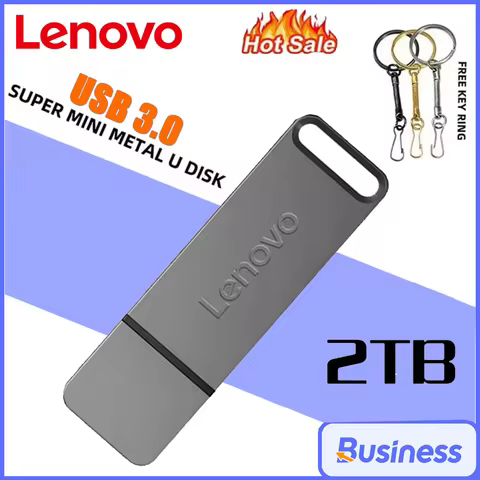 Lenovo 2TB 1TB Pen Drive USB3.1 500MB/s Hiking 512GB 256GB USB3.0 Flash Drive 400MB/s 128GB U Disk 3