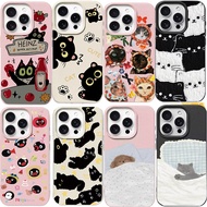 Super Cute Black Cat Dog Pet Phone Case For Iphone 17 Pro Max 16 Pro Max 17 Air Iphone17 I7Pro 17Air
