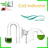 CHIHIROS CO2 Glass Indicator (hanging/drop checker) - aquarium co2 checker monitor