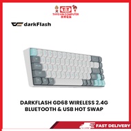 DARKFLASH GD68 WIRELESS 2.4G BLUETOOTH & USB HOT SWAP MECHANICAL KEYBOARD