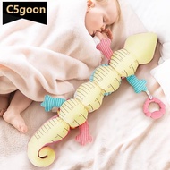 C5GOON Chameleo Infant Toys Baby Musical Stuffed Animal Toys with Rattles Crinkle Bell Baby Teething