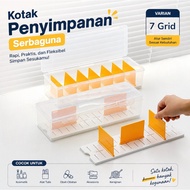 AShop Multipurpose Storage Box Adjustable Grid Storage Box