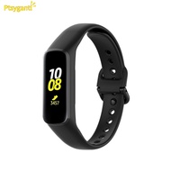 Replacement Watchband Sweat-proof Comfortable Soft Silicone Strap Compatible For Samsung Galaxy Fit2 R220