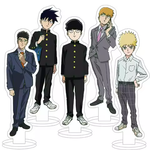 Mob Psycho 100 Ichi Mob Musashi Reihem Ritsu Serizawa Tenga Teruki Tome Tsubomi HD Acrylic Stand Des