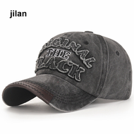 Jilan Fashion New Original Black Washed Denim Baseball Cap Outdoor Sports Shading Duck Tongue Hat