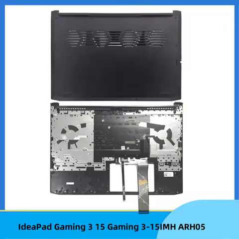 New For IdeaPad Gaming 3 15 Gaming 3-15IMH ARH05 Upper Palmrest Case Cover Backlit keyboard/Bottom B